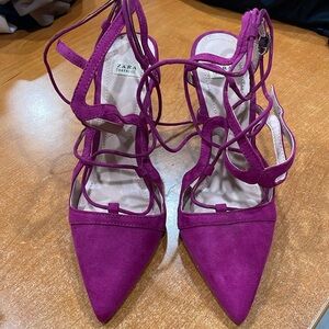 Brand new fuchsia colored heels